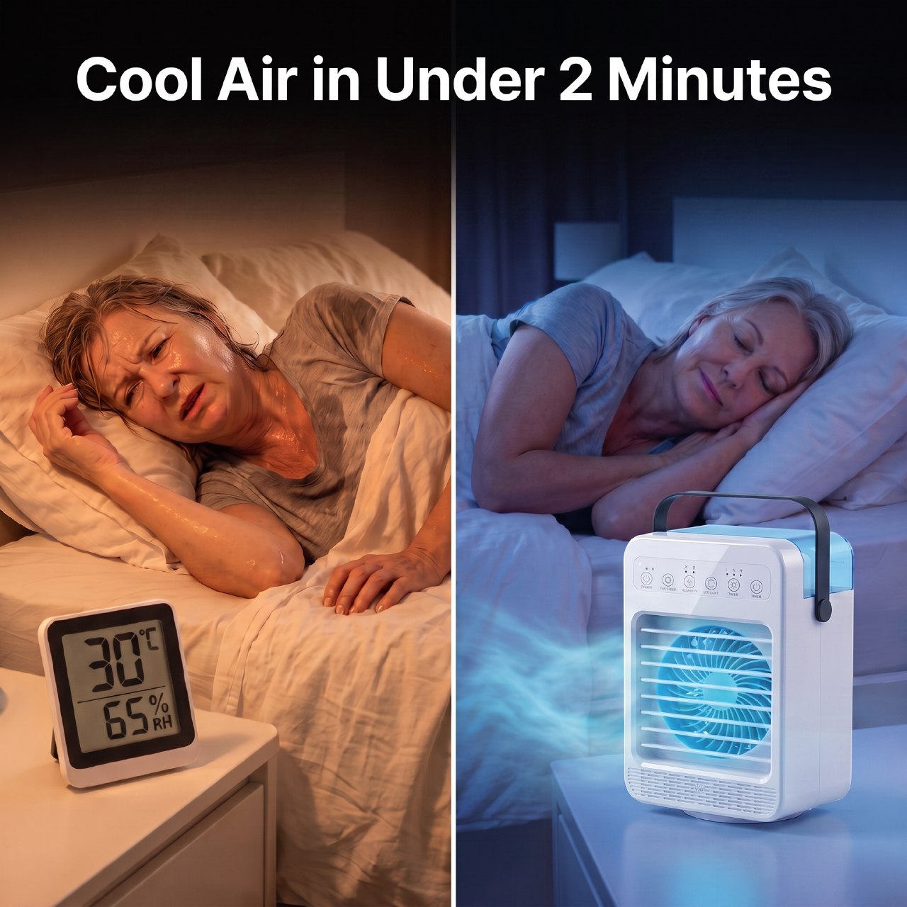Cool air in under 2 minutes