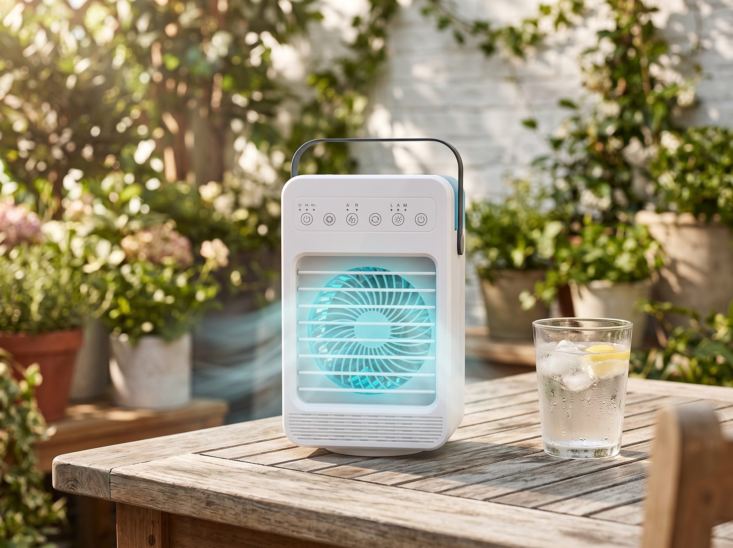 CoolJet cooling outdoors